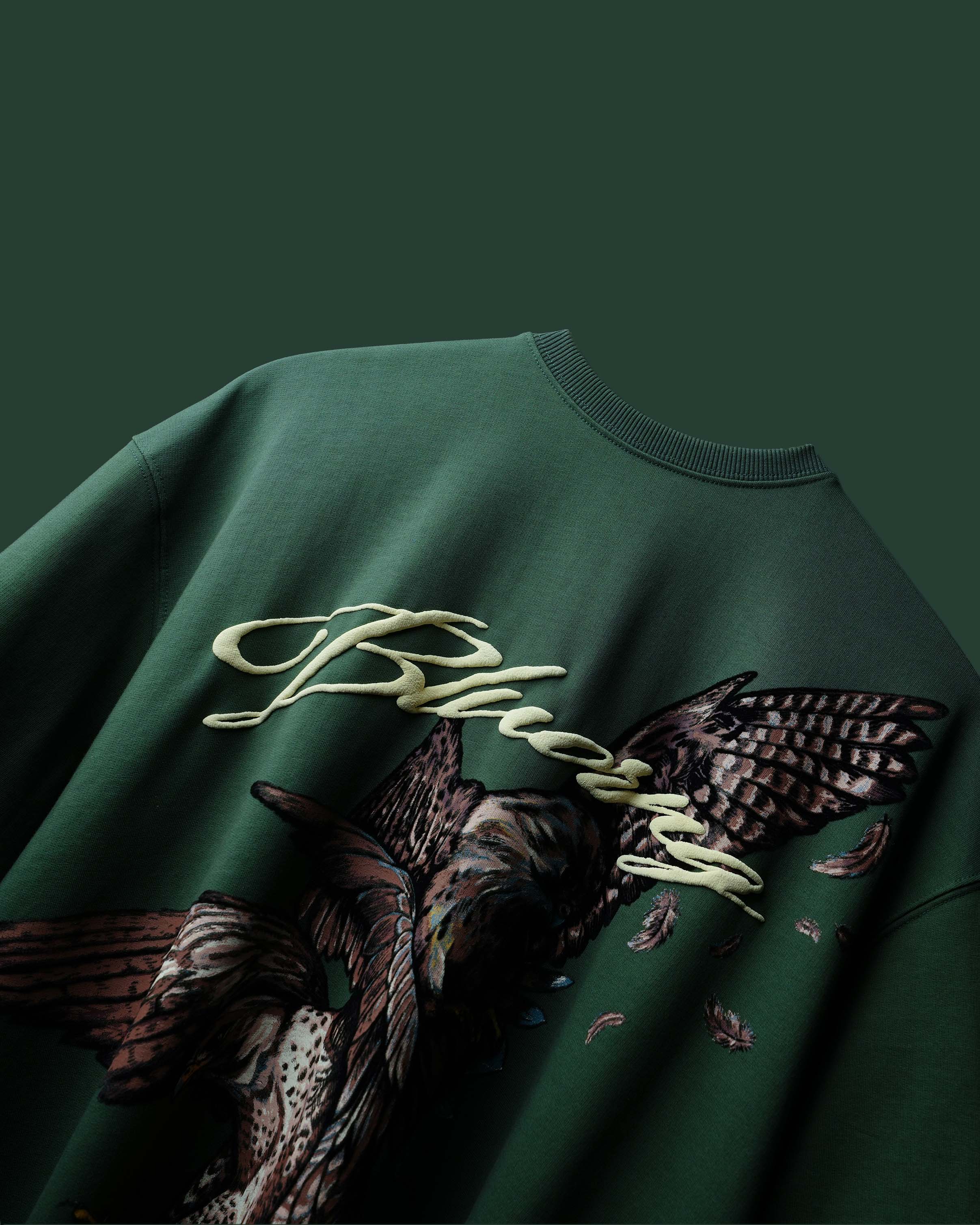 Green Alpha Descent T-Shirt - High GSM